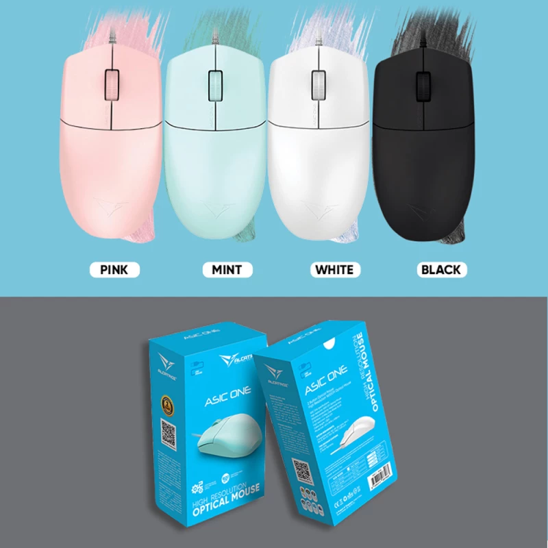 ALCATROZ USB HR OPTICAL MOUSE 1600CPI ASIC ONE MINT