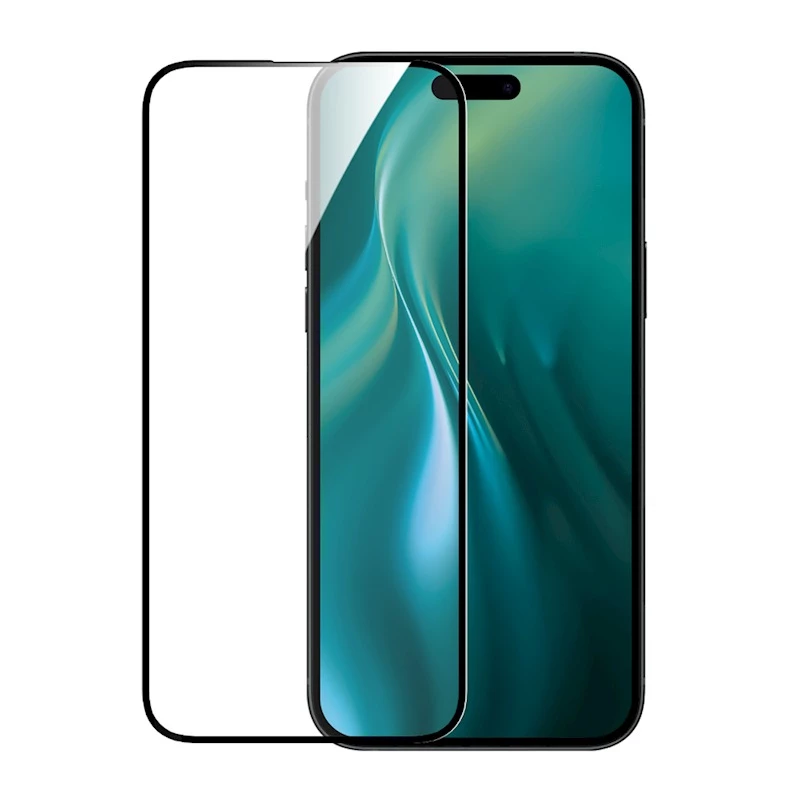 9D Premium Tempered Glass / Τζαμάκι Προστασίας FULL GLUE για iPhone 16 Plus - Μαύρο