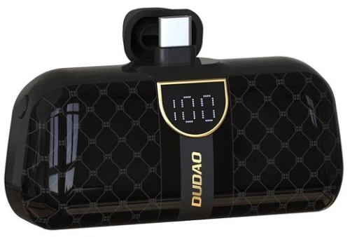 Dudao Powerbank K20SC 5000mAh mini 2x USB-C - Μαύρο