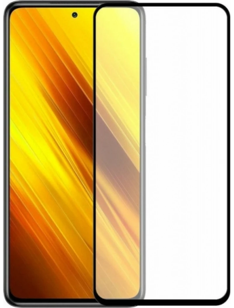 Tempered Glass FULL GLUE για Xiaomi Redmi Note 13 Pro 4G / 5G / Poco M6 Pro / Poco X6 - Μαύρο Πλαίσιο