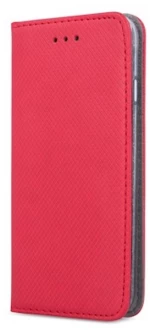 Υφασμάτινη Μαγνητική Θήκη Book Style για Samsung Galaxy S24 - Κόκκινο