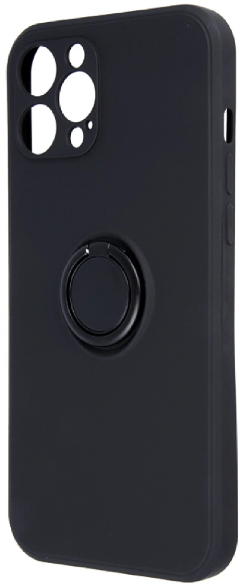 Θήκη Finger Grip με Βάση Στήριξης Δαχτυλίδι για iPhone 15 Pro - Μαύρο