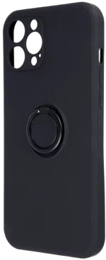 Θήκη Finger Grip με Βάση Στήριξης Δαχτυλίδι για iPhone 15 Pro - Μαύρο