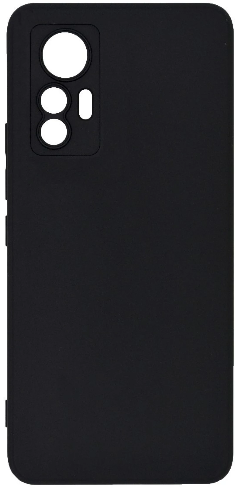 Θήκη TPU Σιλικόνης με Υφασμάτινη Επένδυση για Xiaomi Redmi Note 12s - Μαύρο