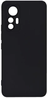 Θήκη TPU Σιλικόνης με Υφασμάτινη Επένδυση για Xiaomi Redmi Note 12s - Μαύρο