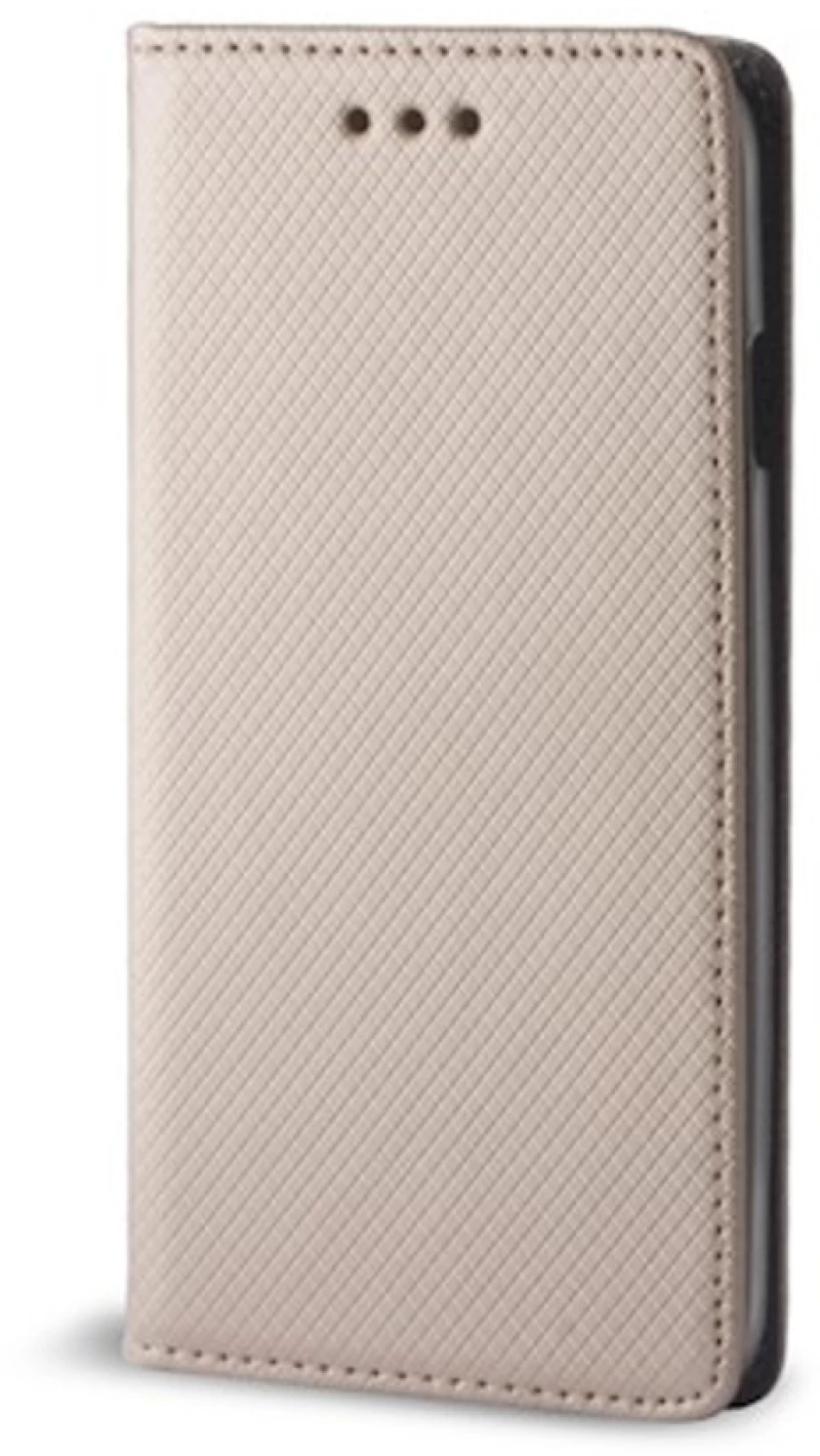 Υφασμάτινη Μαγνητική Θήκη Book Style για iPhone 14 Plus - Χρυσό