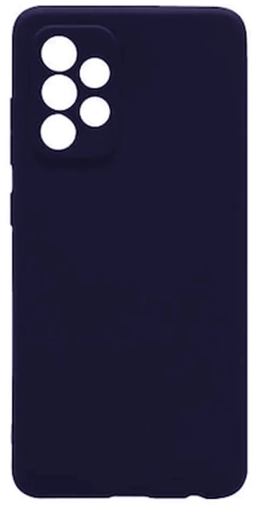 Θήκη TPU Σιλικόνης με Υφασμάτινη Επένδυση για Samsung A52 / A52s - Μπλε