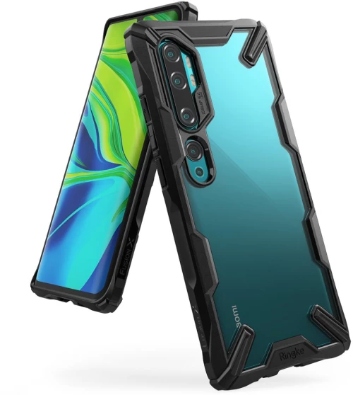 Θήκη RINGKE Fusion X με TPU Bumper για Xiaomi Mi Note 10 / Mi Note 10 Pro - Μαύρo Πλαίσιο