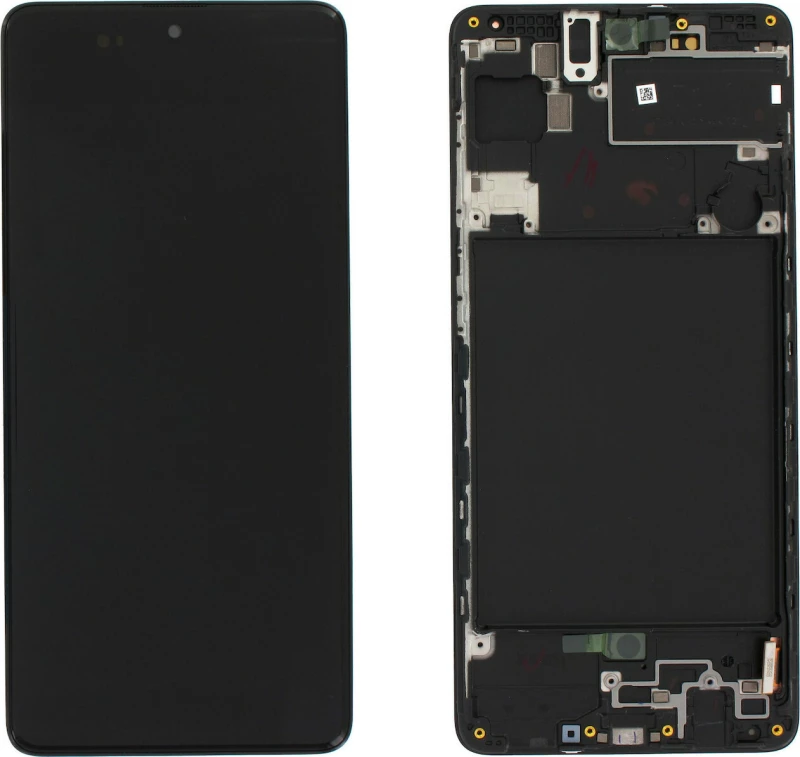 Γνήσια Οθόνη LCD και Μηχανισμός Αφής Samsung Galaxy A71 A715 - Μαύρο GH82-22152A