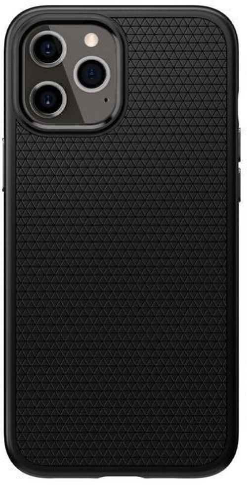Θήκη Liquid Air SPIGEN για iPhone 12 / 12 Pro - Μαύρο Ματ