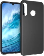Θήκη TPU Σιλικόνης για Huawei Y6p - Μαύρο Ματ