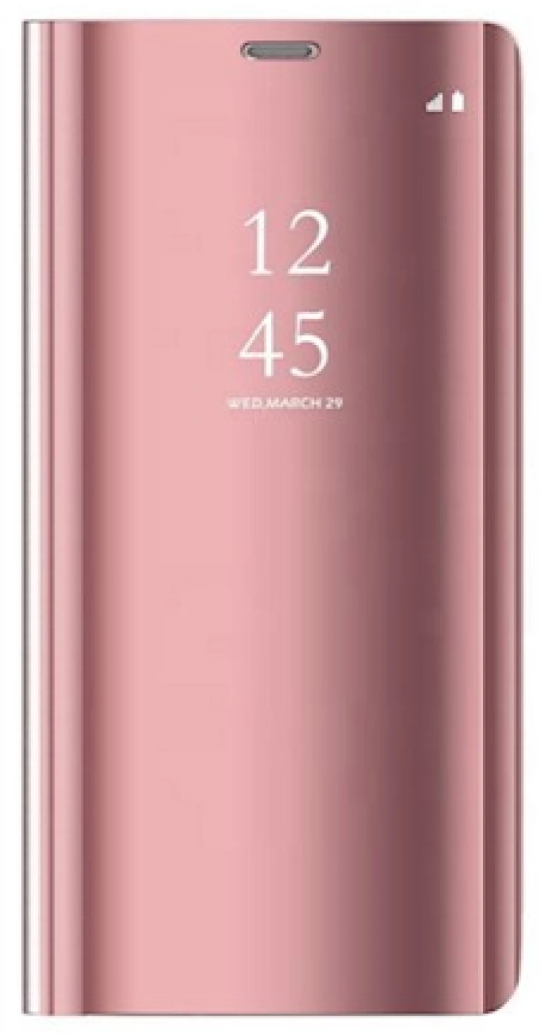 Θήκη Book Style Clear View για Samsung S20 Ultra - Ροζ Χρυσή