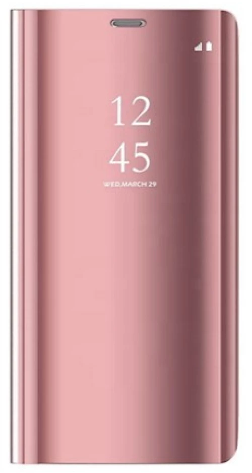 Θήκη Book Style Clear View για Samsung S20 Ultra - Ροζ Χρυσή
