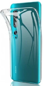 Θήκη TPU Σιλικόνης 1mm για Xiaomi Mi Note 10 / Mi Note 10 Pro - Διάφανη