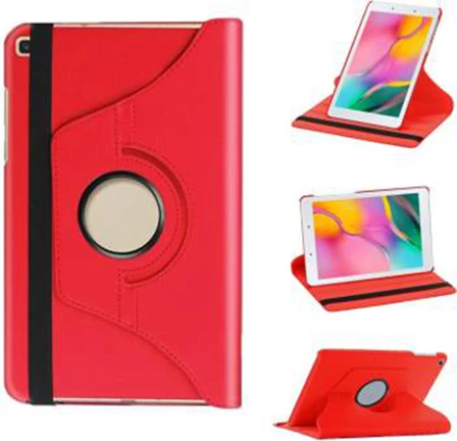 Θήκη Tablet Περιστρεφόμενη Book Style για Galaxy Tab A T290/T295 - Κόκκινη