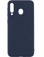 Θήκη TPU Σιλικόνης για Galaxy A40 - Σκούρο Μπλε Ματ