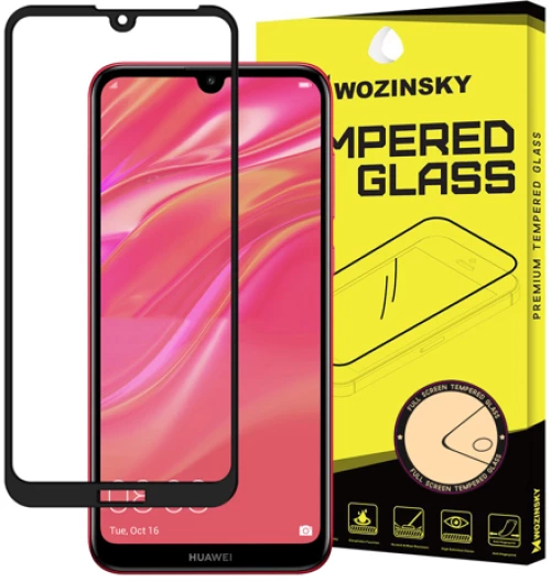 Tempered Glass Wozinsky FULL GLUE για Huawei Y6 2019 - Μαύρο Πλαίσιο