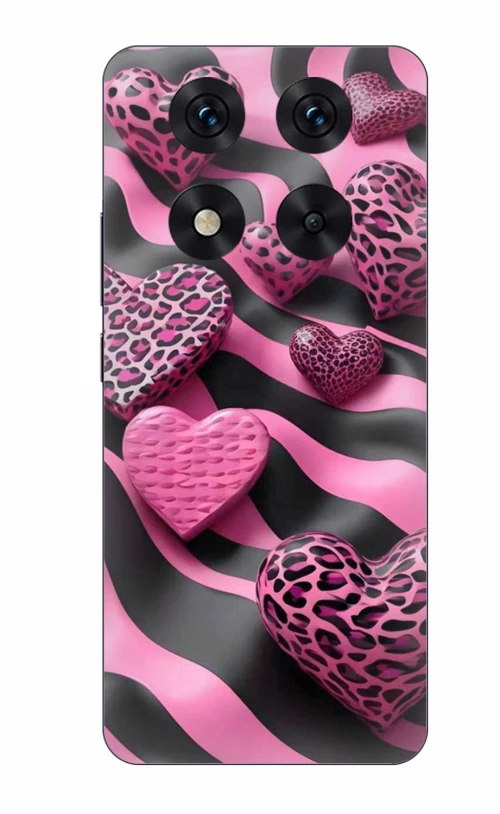 Leopard Hearts Case θήκη για Xiaomi Redmi Note 14 Pro+ Plus 5G