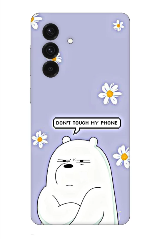 Don't Touch My Phone Bear Case θήκη για Samsung Galaxy A36 5G
