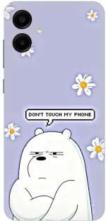 Don't Touch My Phone Bear Case θήκη για Samsung Galaxy A06 4G