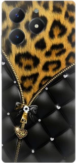 Animal Print Lady Cheetah Silicone Case θήκη για Realme C63 4G