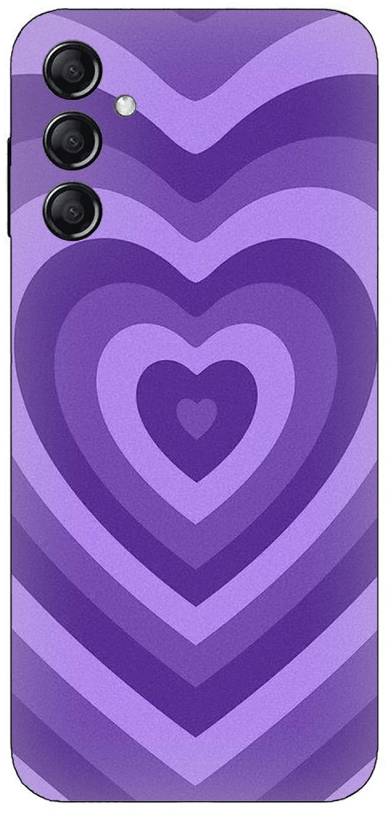 Purple Hearts Silicone Case θήκη για Samsung Galaxy M35 5G
