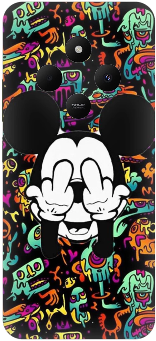 Mouse Middle Finger θήκη για Xiaomi Redmi 14C 4G