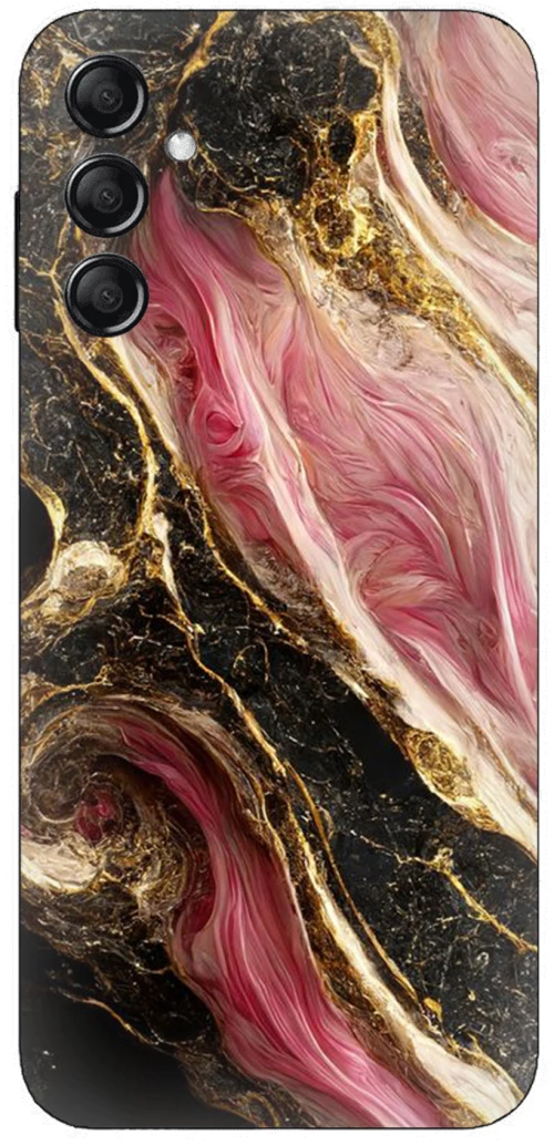 Marble Black-Pink Θήκη για Samsung Galaxy A25 5G