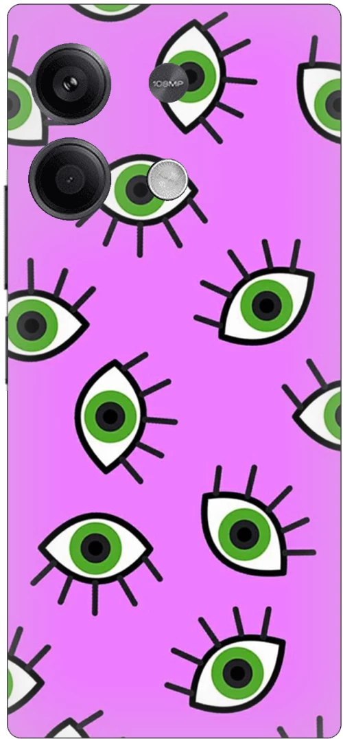 Eyes in Purple Θήκη για Xiaomi Redmi Note 13 4G