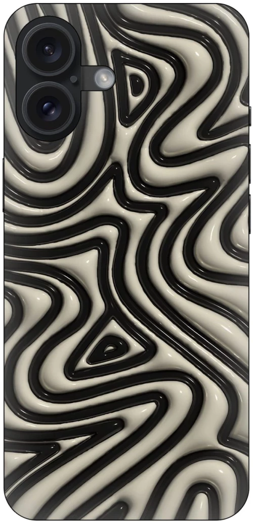 Black Lines Θήκη για iPhone 16