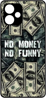 No Money No Funny Protective Hard Case black Θήκη για Xiaomi Redmi 12 5G