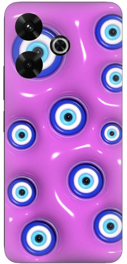 Eyes pattern 1 Silicone Case θήκη για Xiaomi Redmi 13 4G
