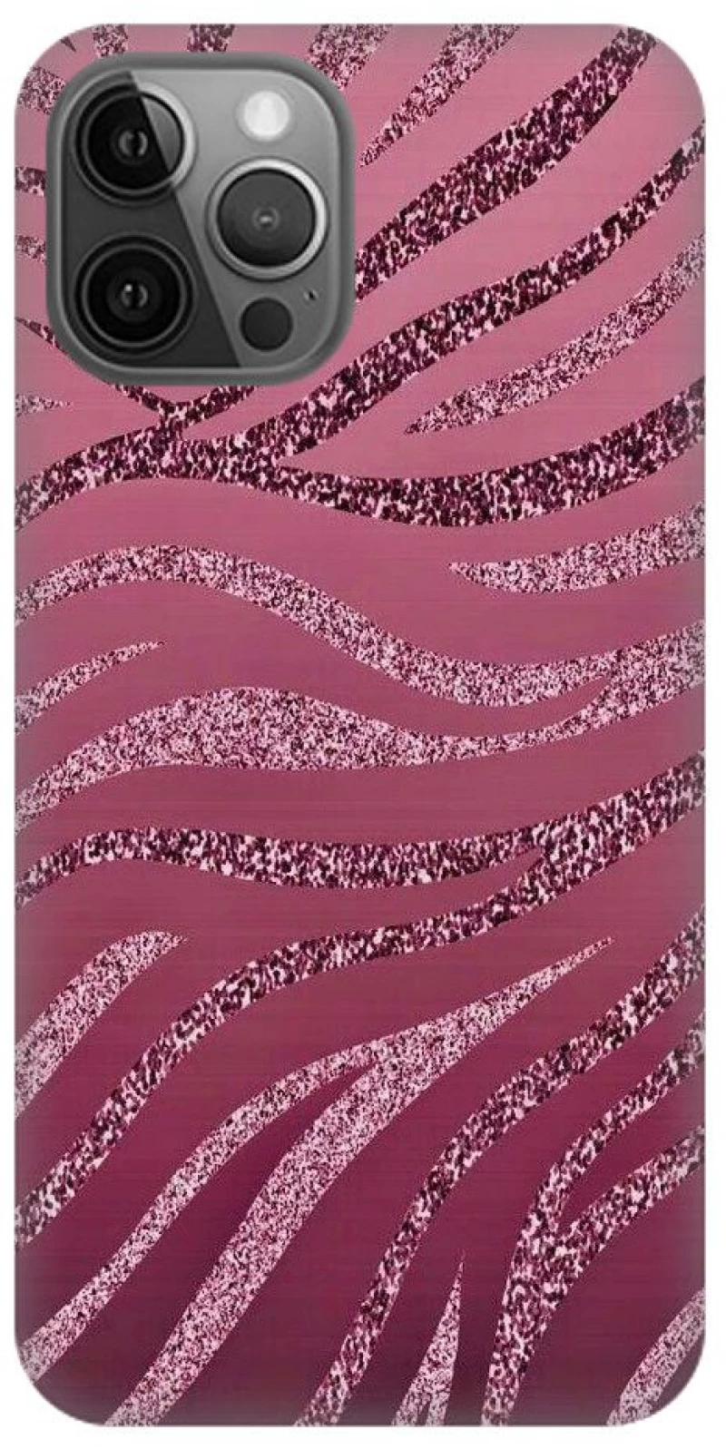 Pink Zebra Silicone Case Θήκη για iPhone 13 pro max