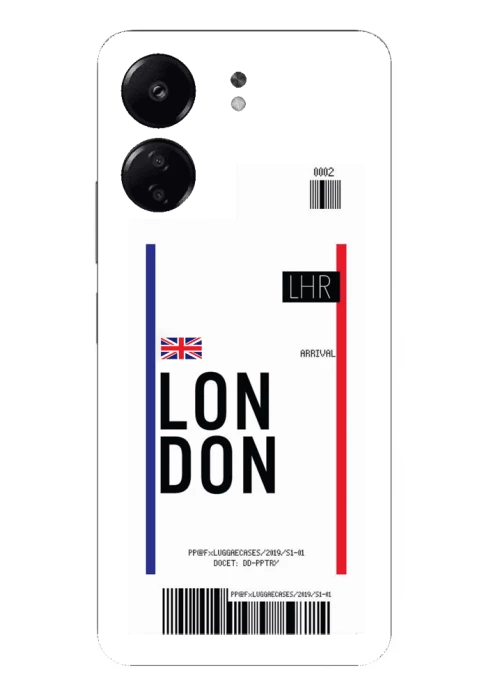 Travel To London Silicone Διαφανη θήκη για Xiaomi Poco C65