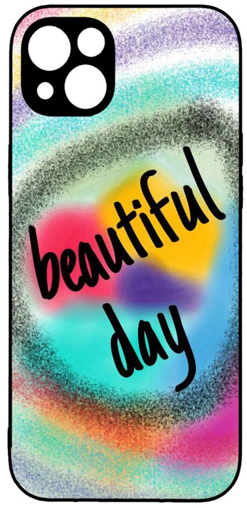 BEAUTIFUL DAY Premium Protective Hard Case black Θήκη για iPhone 15 plus