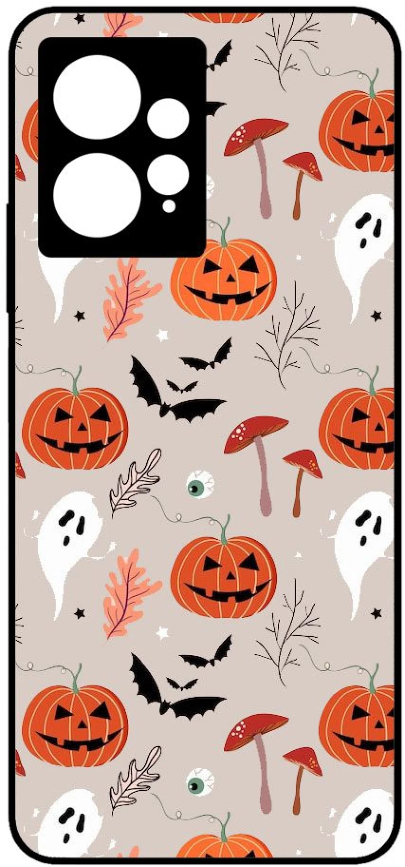 GHOST Premium Protective Hard Case black Θήκη για Xiaomi Redmi Note 12 4G