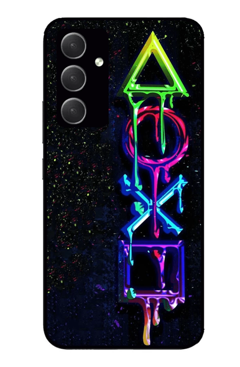 GAMER SYMBOLS 2 Premium Protective Hard Case black Θήκη για Samsung Galaxy A14 5G
