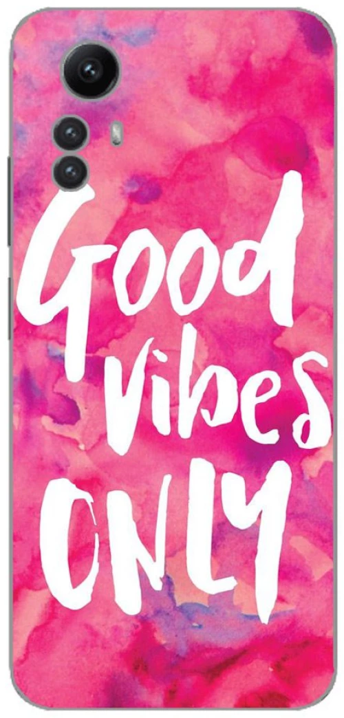 PINK GOOD VIBES Silicone case Θήκη για Xiaomi Redmi note 12s