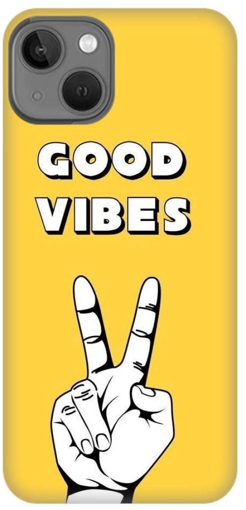 YELLOW GOOD VIBES Silicone Case Θήκη για Iphone 13