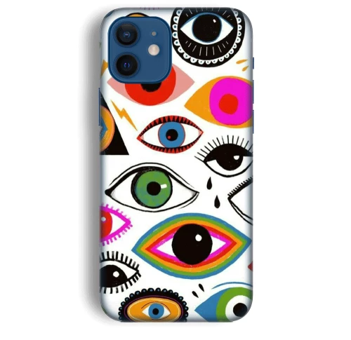 EYES Silicone Case Θήκη για Iphone 12