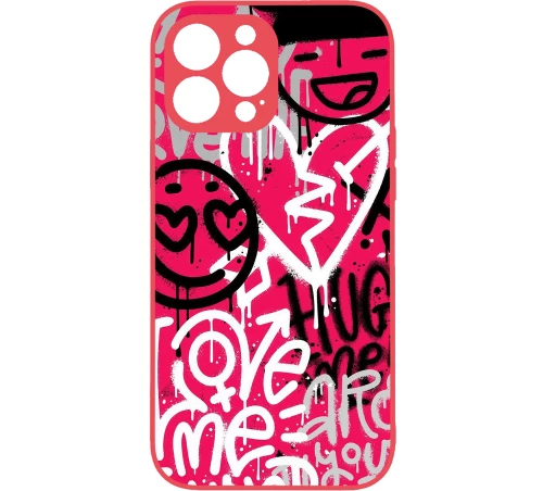 Graffiti Premium Protective Hard Case Hot Pink Θήκη για Iphone 11 pro