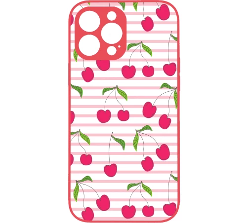 Cherry Premium Protective Hard Case Hot Pink Θήκη για Iphone 14 pro max