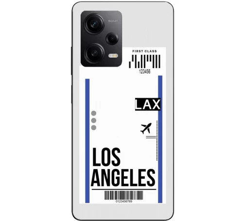 Travel To Los Angeles Silicone Διαφανη θήκη για Xiaomi Redmi note 12 Pro 5g