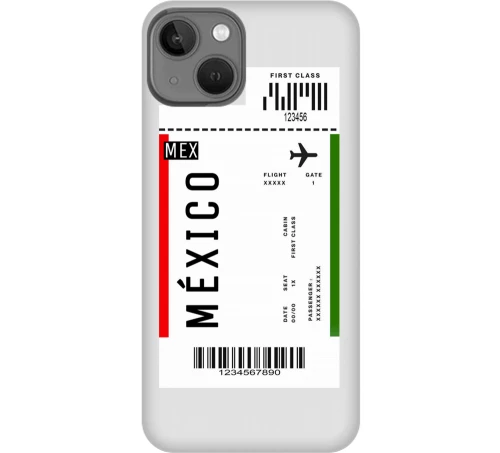 Travel To Mexico Silicone Διαφανη Θήκη για iPhone 14 plus