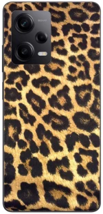 Animal Print Silicone Case θήκη για Xiaomi Redmi note 12 5g leopard