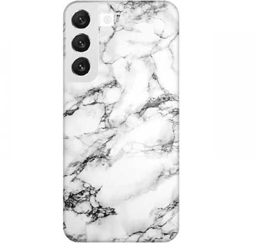 Marble Silicone case θήκη για Samsung Galaxy S23 white