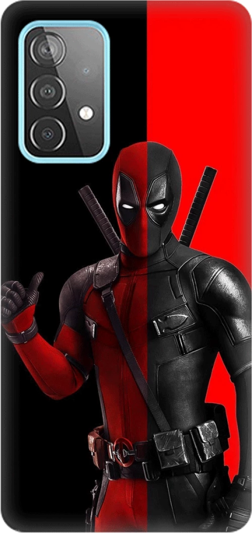 wade wilson Silicone case Θήκη για Samsung Galaxy A32 5G red black