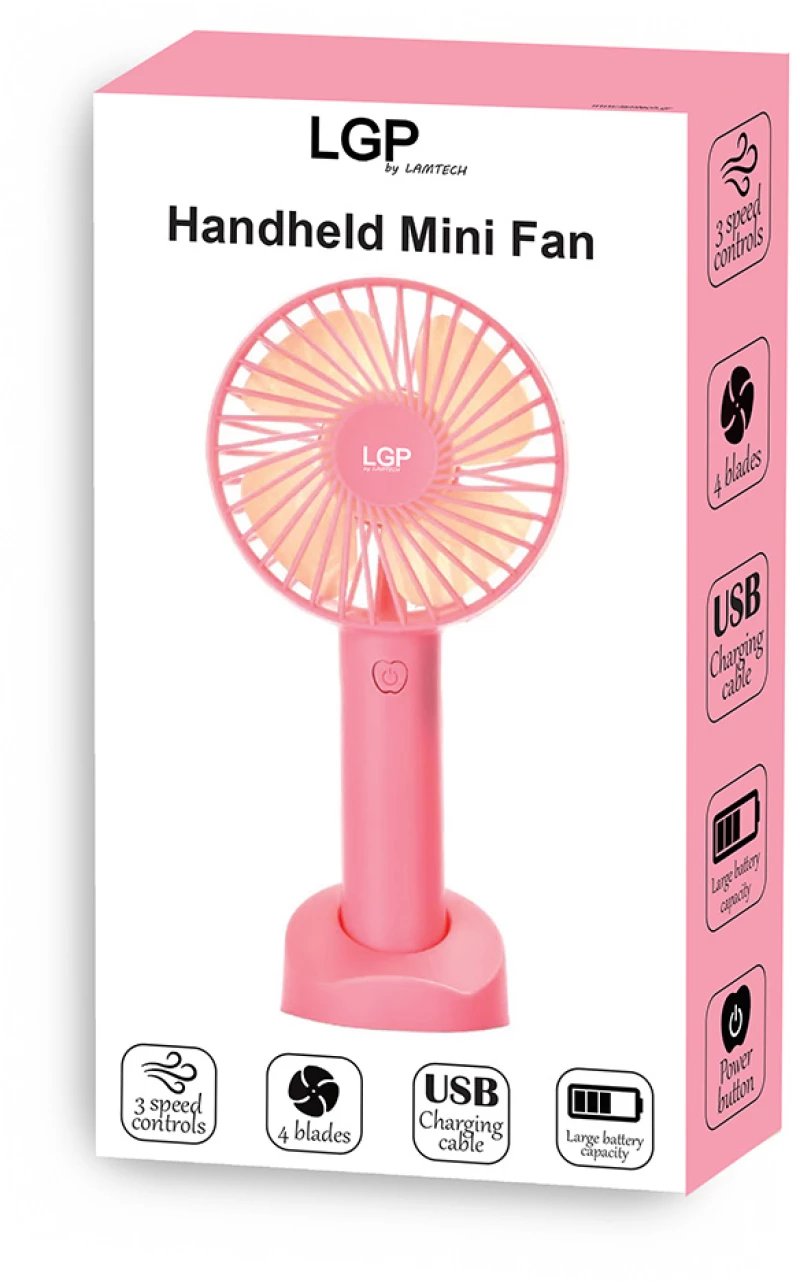 LGP HANDHELD MINI FAN PINK