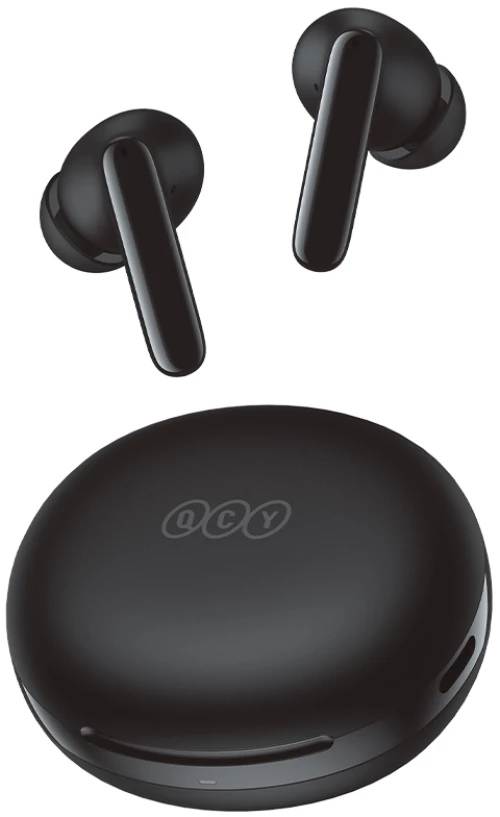 Qcy T13 Anc2 TWS 28db Active Noise Canceling 10mm Drivers BT 5.3 30 Hours - Μαύρο 6957141408544