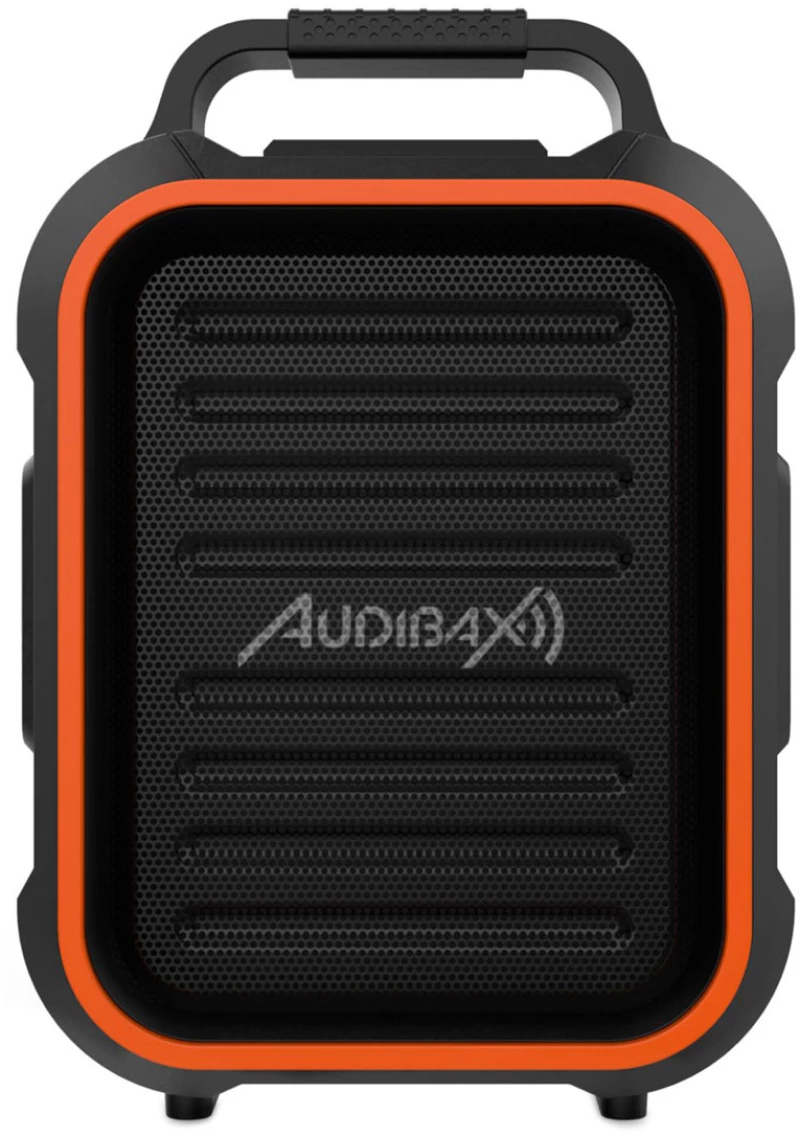 Audibax DENVER 6 Black - Φορητό ηχείο μπαταρίας 6" με ασύρματο μικρόφωνο χειρός